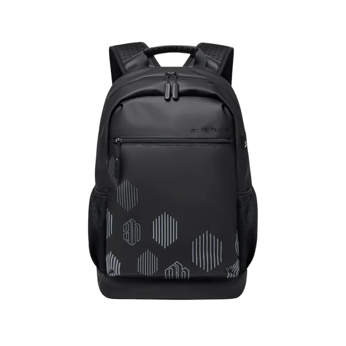Arctic Hunter B00489 black laptop backpack with multiple compartments for travel and daily use
