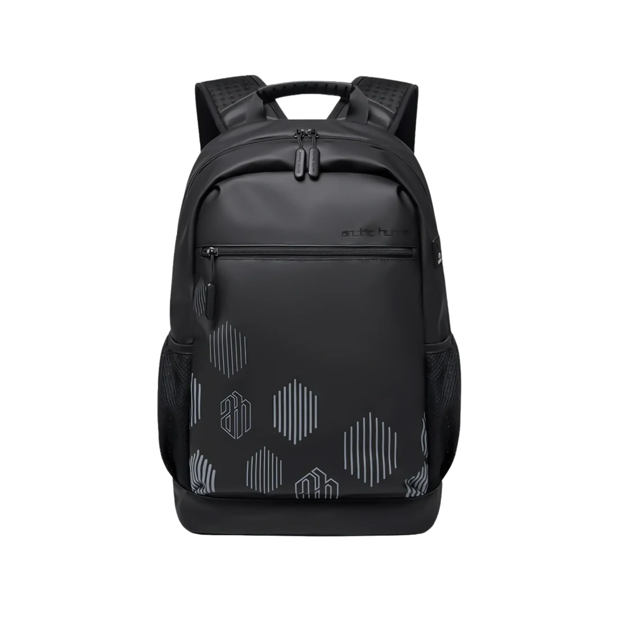 Arctic Hunter B00489 black laptop backpack with multiple compartments for travel and daily use