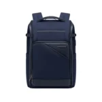 Arctic Hunter B00675 business backpack with laptop compartment in black, blue, and gray colors in BD