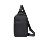 Arctic Hunter XB00141 black anti-theft crossbody shoulder bag for men, ideal for daily use and travel in Bangladesh