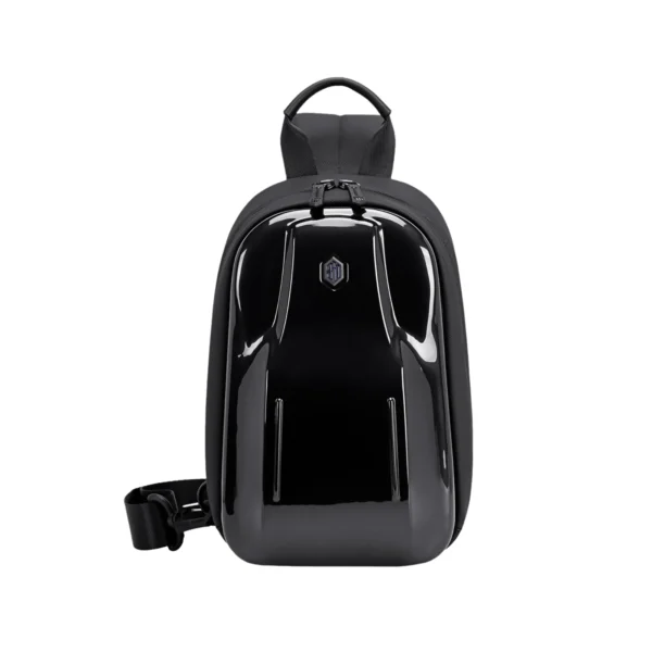 Arctic Hunter XB00551 waterproof black hard shell anti-theft sling crossbody bag