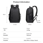 Arctic Hunter B00530 Waterproof Travel Office Bag Laptop Backpack Bangladesh