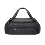 Bange BG-7561 black travel bag with wet and dry separation, 15.6-inch laptop compartment, unisex gym and fitness bag in BD