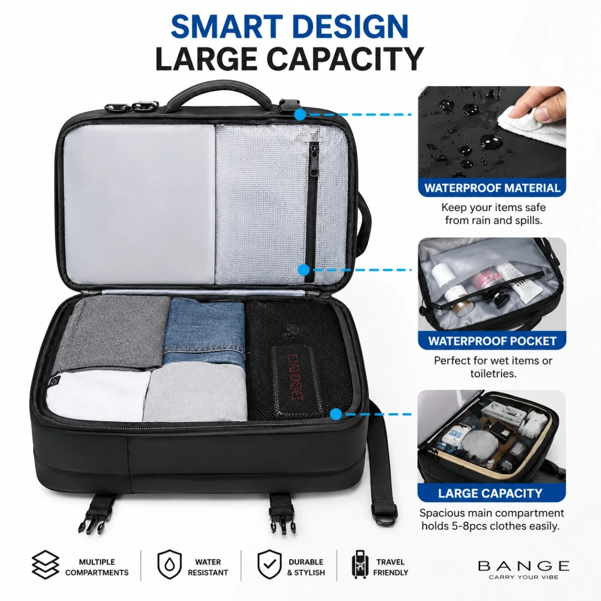 Bange BG1908 Backpack Multifunction in Bangladesh