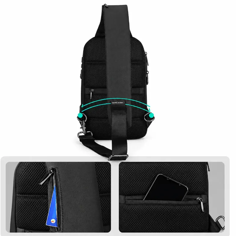 Mark Ryden MR-7039 Anti-theft Crossbody Sling Bag: Detail 3