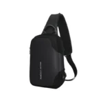 Mark Ryden MR-7056 mini secret backpack black, one-strap crossbody side bag, lightweight and stylish for travel, office, and daily use in Bangladesh