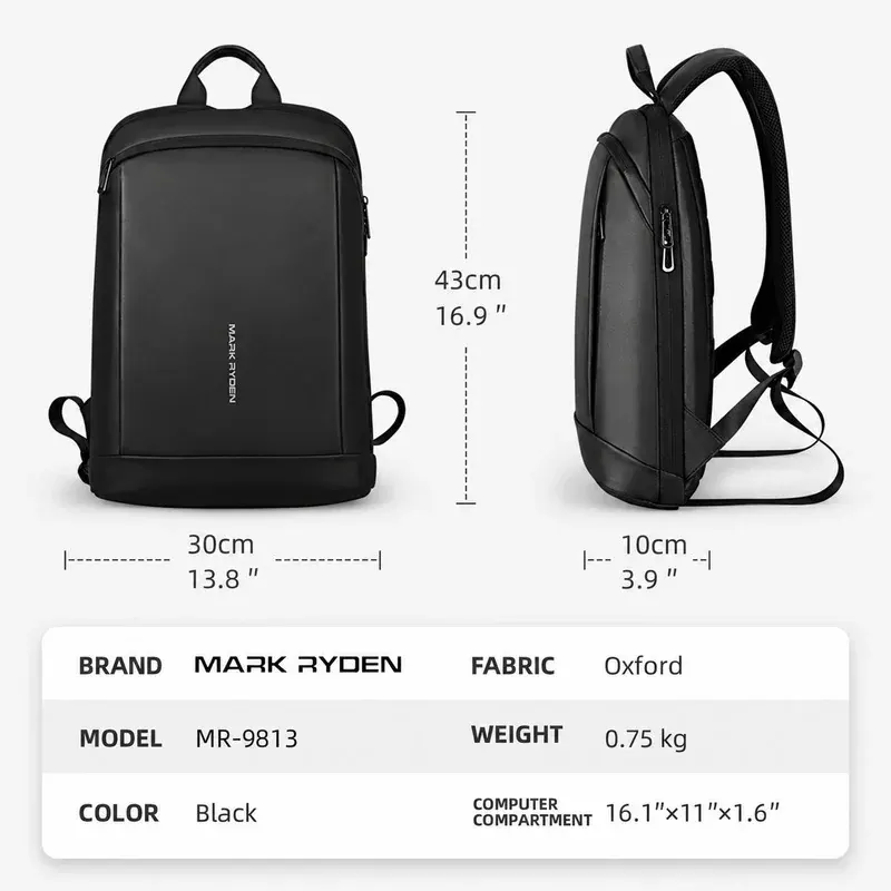 Mark Ryden MR9813 Water Resistant Slim Laptop: Detail 10