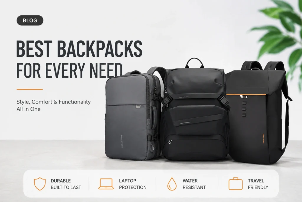 Design Comparison Arctic Hunter vs Mark Ryden Backpack in Bangladesh