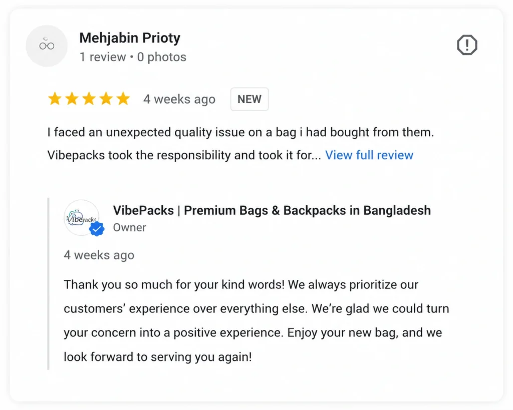 Review Vibepacks Backpack in Bangladesh Online Bag Shop