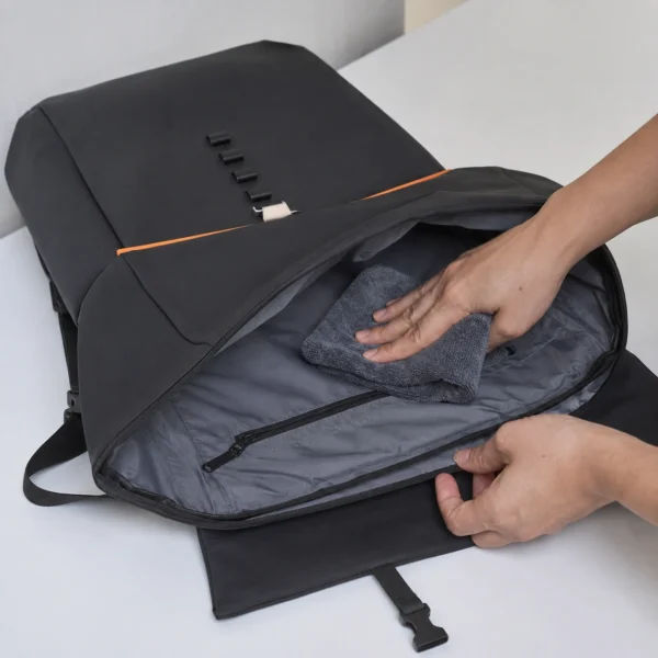 Can I wash my backpack in a washing machine