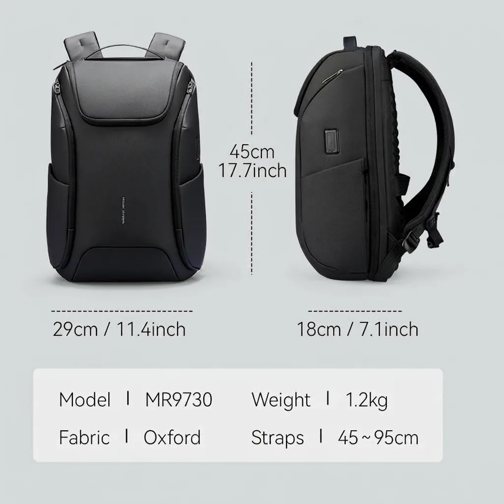 Mark Ryden MR9730 Multifunction Laptop Backpack: Detail 9